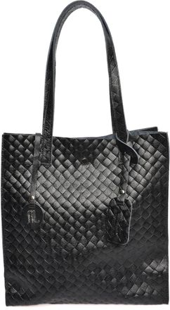 Anna Luchini Zwart Rundleer Tas