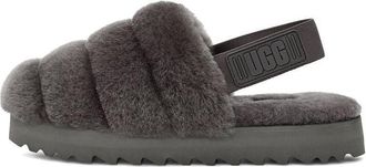 UGG (WMNS) UGG Super Fluff Slipper Charcoal 1121751-CHRC