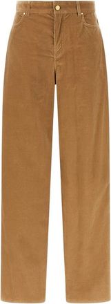 Max Mara Broeken - Dames - Wijde Broeken - Bruin - M - Broeken