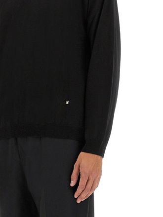 Moschino Virgin Wool & Silk Blend Sweater - Black