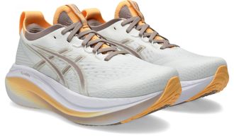 Asics Laufschuh ASICS GEL-NIMBUS 27, Damen, Gr. 40, wei&szlig;, fawn, Textil, Schuhe Laufschuh