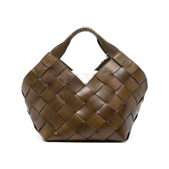 Dragon Diffusion Bolso Tote Trenzado Botteghe - Bags - Mujer - Marr&oacute;n - ONE SIZE