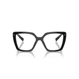 Prada 0pr 16zv Bold Oversized Square Frame Eyeglasses