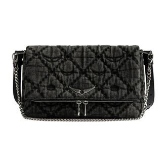 Zadig&Voltaire Borsa Rocky II in denim - - Bags - Donna - Grigio - ONE SIZE
