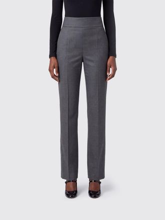 Valentino Garavani Pantaloni slim fit a vita alta in seta e lana