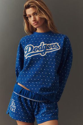 Mitchell & Ness MLB Long-Sleeve Crew-Neck Pullover