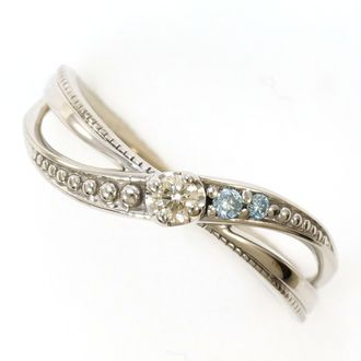 C&A White Gold White Gold (10K) Band Ring (Pre-Owned)