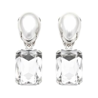 Perrine Taverniti Apolline Clip Oorbellen - Dames - Oorbellen - Wit - ONE Size - Accessoires