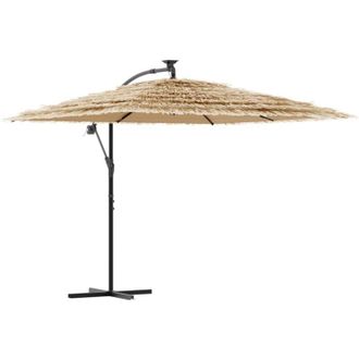 vidaXL Sombrilla De Jard&iacute;n Con Poste De Acero Marr&oacute;n 269x269x235 Cm Vidaxl