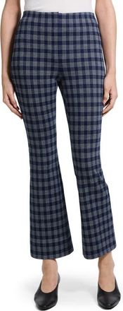Theory Kick Flare Pants in Navy Multi - G2S at Nordstrom, Size 14