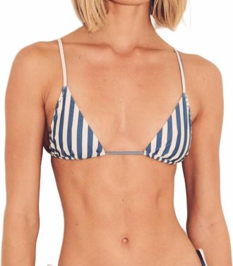 Carolina K Womens Tirzi Bikini Top In Striped