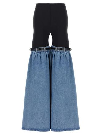 Coperni Hybrid Denim Flare Pants