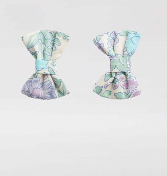 BONPOINT Set 2 fermacapelli Bonpoint in cotone floreale