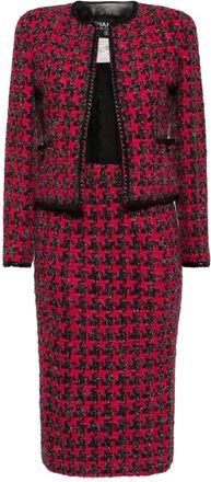 Chanel 1994 tweed skirt suit - women - Wool/Cotton/Polyamide/Viscose/Mohair - 36 - Purple