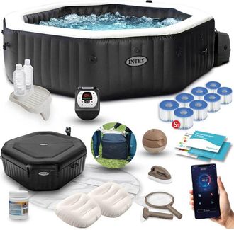 OEM Spa Hinchable Con Hidromasaje Para 6 Personas, Set Intex 28462