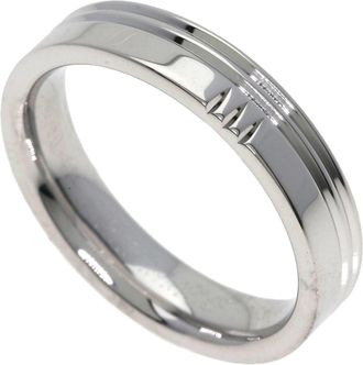 Herm&egrave;s White Gold (18K) Band Ring (Pre-Owned)