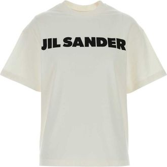 Jil Sander White Cotton Oversize T-Shirt