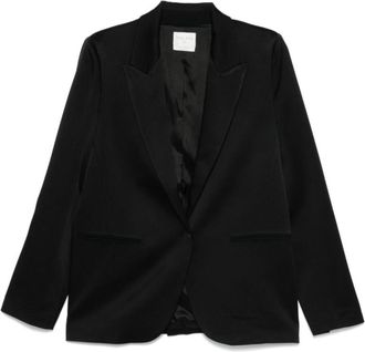 Forte_Forte Black Single-breasted Blazer