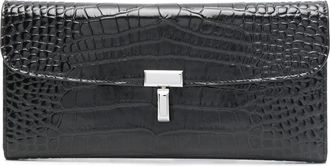 Toteme T-lock Crocodile-embossed Wallet