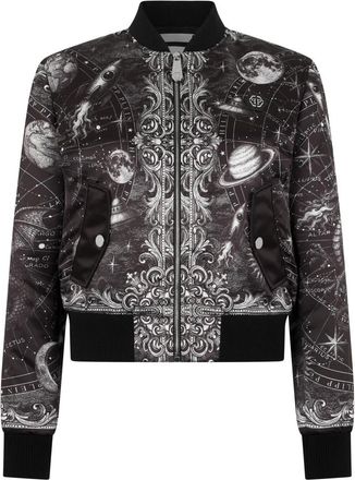 Philipp Plein Bomberjack - Dames - Bomber jackets - Zwart - S - Jassen