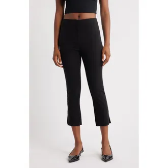 Topshop Bengaline Capri Pants in Black at Nordstrom Rack, Size 0 Us (Fits Like 00)