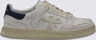 Premiata White Leather Quinn Sneakers