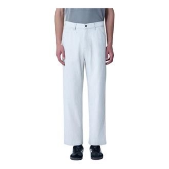 Carhartt Work in Progress Carhartt Wip, Wide Trousers, male, White, Size: XL Mercer Single Knee Pants