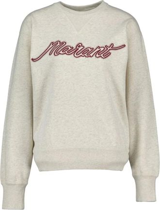 Isabel Marant Hoodies & sweatvesten, Dames, Beige, 2Xs, Katoen, Rise Sweatshirt