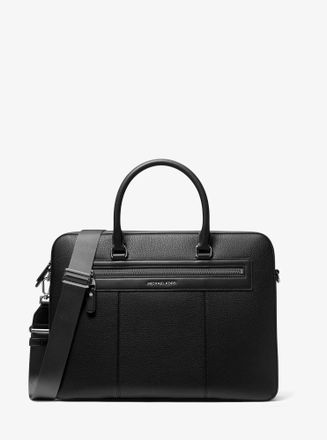 Michael Kors Jet Set Pebbled Leather Briefcase