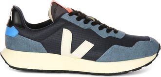 Veja Navy White Women Suede Mesh Trainers
