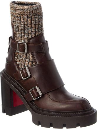 Christian Louboutin Cortinetta College 100 Leather Boot
