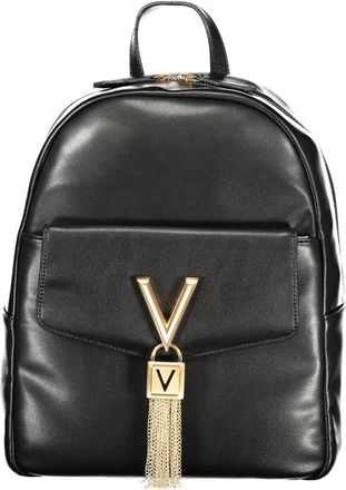 Mario Valentino Nero Poliuretano Women Womens Backpack