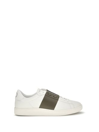 Valentino Garavani White Color Block Sneakers
