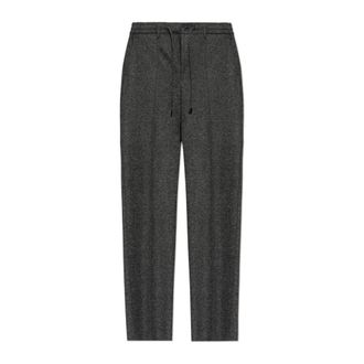 Etro Pantalones con Logo - Trousers - Hombre - Gris - XL