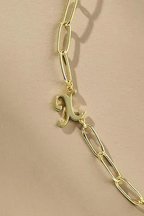 Uncommon James Cursive Initial Monogram Necklace