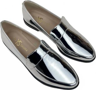 Yosi Samra Womens Olivia Loafer In Silver