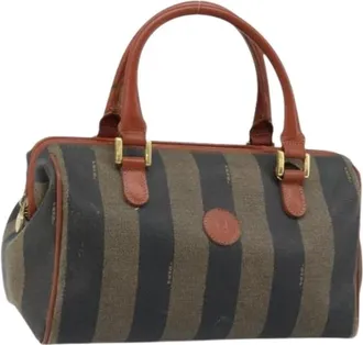 Fendi Pre-owned Handbags, female, Multicolor, Size: ONE SIZE Pre-owned Canvas Handbag