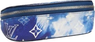 Louis Vuitton Pre-owned Clutches, female, Blue, Size: ONE SIZE Pre-owned Vintage Glasses Case