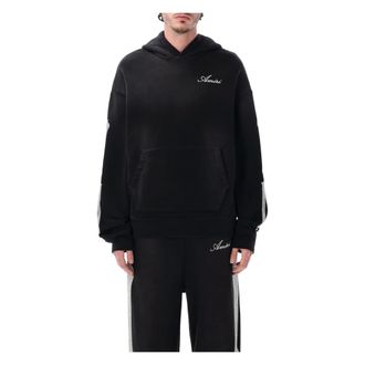Amiri Hoodies, male, Black, Size: L Bones Hoodie