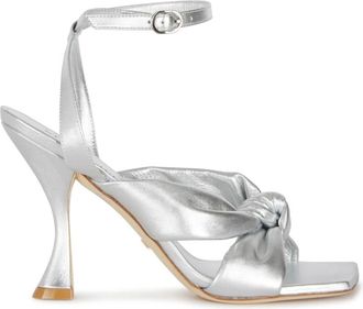 Stuart Weitzman High Heel Sandalen - Dames - Sandalen met hakken - Grijs - 35 1/2 EU - Schoenen