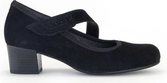 Gabor Zwarte su&egrave;de leren pumps - Dames - Pumps - Zwart - 40 1/2 EU - Su&egrave;de - Schoenen