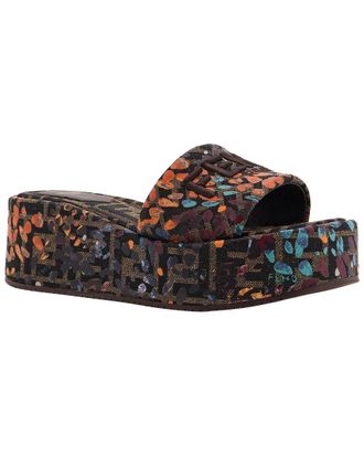 Fendi Fendi Logo-Embroidered Sandal