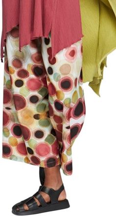 Luukaa D'Celli Myra Printed Thin Cotton Pants in Original at Nordstrom, Size 18