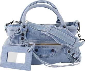 Balenciaga Mujer, Bolsos, Azul, Talla: ONE Size