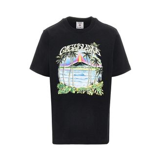 Casablanca Volcano print T-shirt Man XS
