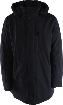 Woolrich Mountain Stretch Down Parka - Heren - Parka Jassen - Blauw - 2XL - Leer - Jassen