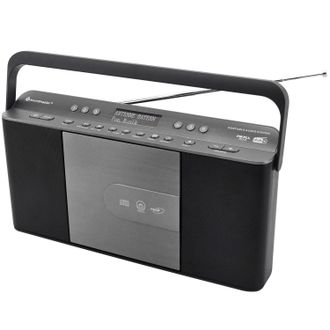 Soundmaster Radio Cd Port&aacute;til De Selecci&oacute;n R&aacute;pida Rcd1870sw Negro/gris Plateado