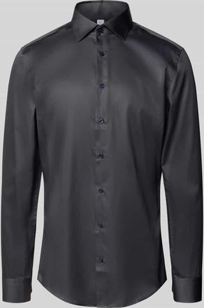 Seidensticker Regular Fit Business-Hemd mit Kentkragen Modell New in Anthrazit, Größe 38