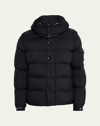 Moncler Mens Maya Hooded Short Down Puffer Jacket