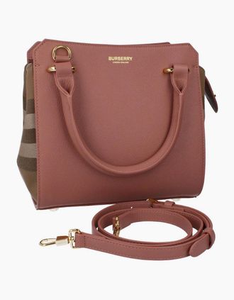 Burberry Womens Burberry Banwell MX Handbag Dark Rosewood - Brown